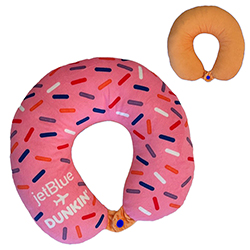 JETBLUE X DUNKIN' DONUT NECK PILLOW